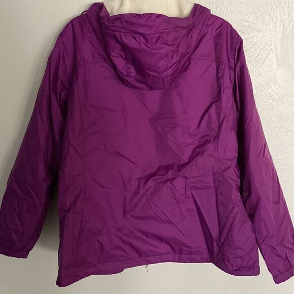 Columbia Wind jacket with lined with inner Sherpa Sz 1X purple Tags on - Picture 2 of 12